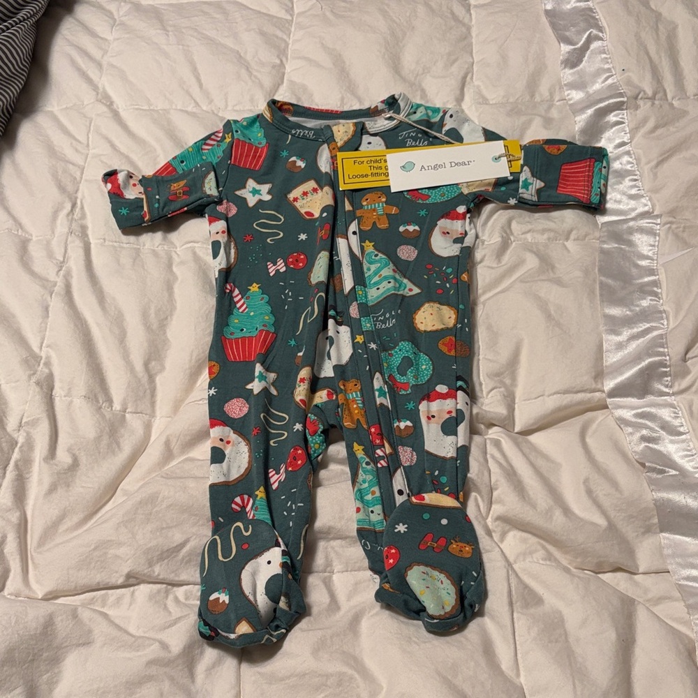 Angel Dear Christmas Print One Piece